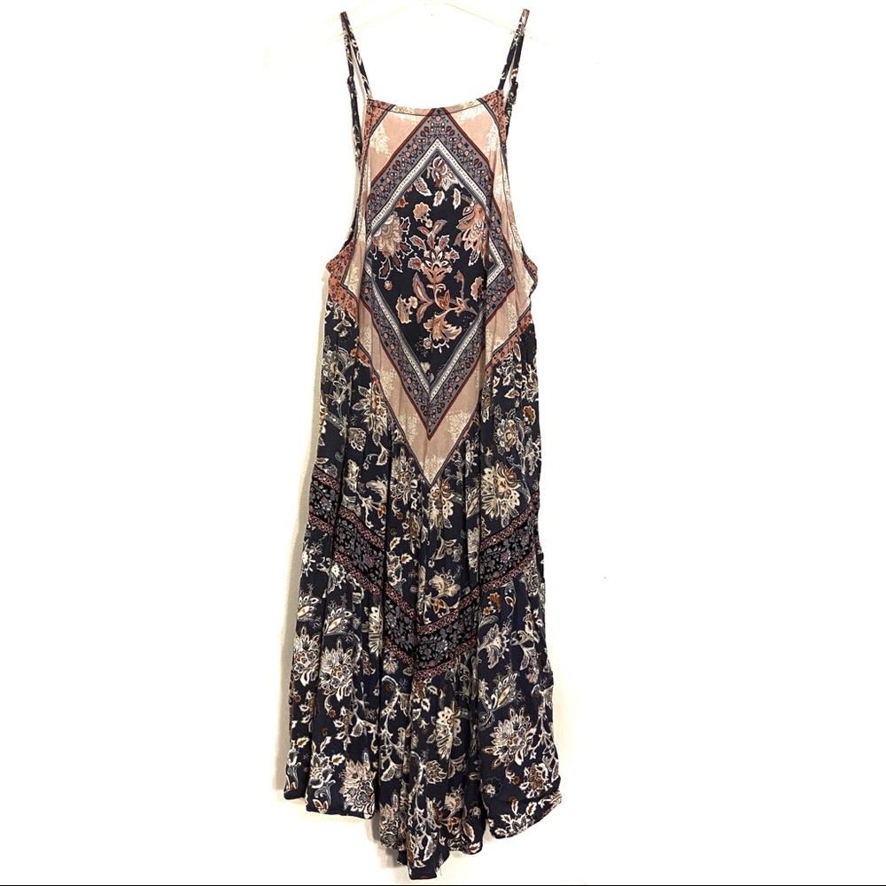 American Eagle Boho High Neck Dress